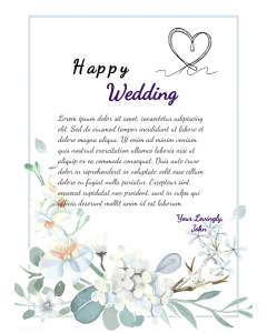 Customized Greeting Card